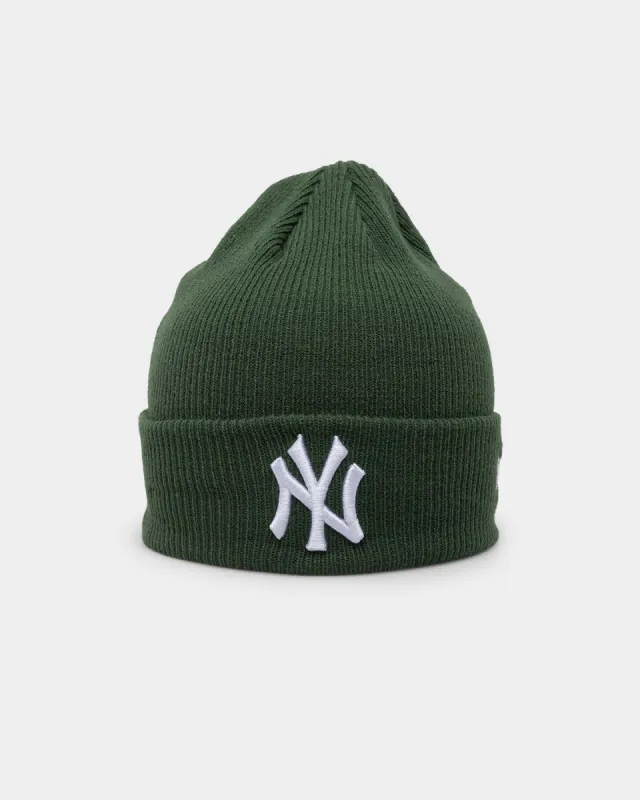 New Era New York Yankees Q223 Seasonal Knitted Beanie Dark Red sold by Culture Kings