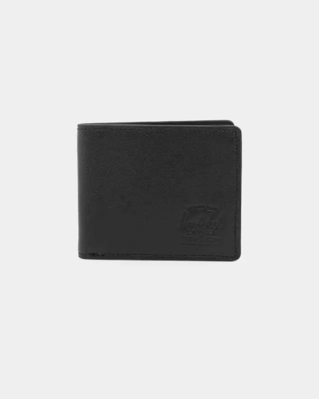 Herschel Bag Co Hank Leather RFID Wallet Black sold by Culture Kings
