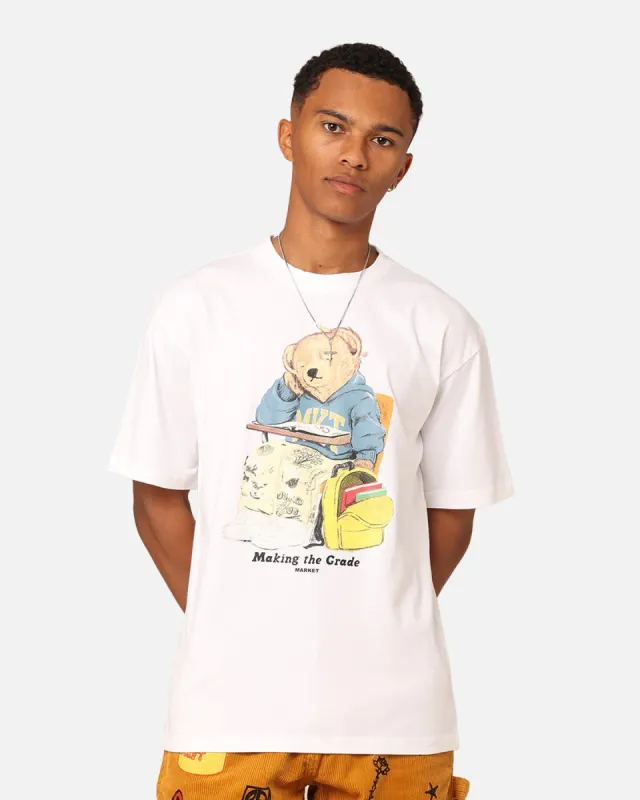 Market Making The Grade Bear T-Shirt White sold by Culture Kings