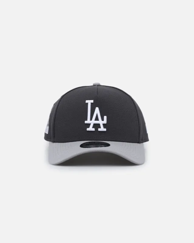 New Era Los Angeles Dodgers 'Shadow Greys' 9FORTY A-Frame Snapback Graphite/Grey sold by Culture Kings