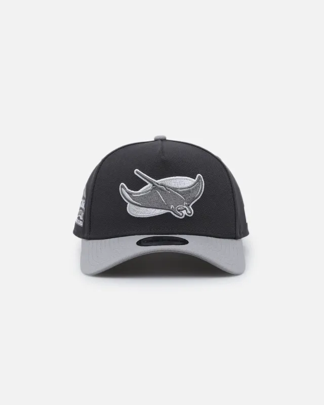 New Era Tampa Bay Rays 'Shadow Greys' 9FORTY A-Frame Snapback Graphite/Grey sold by Culture Kings