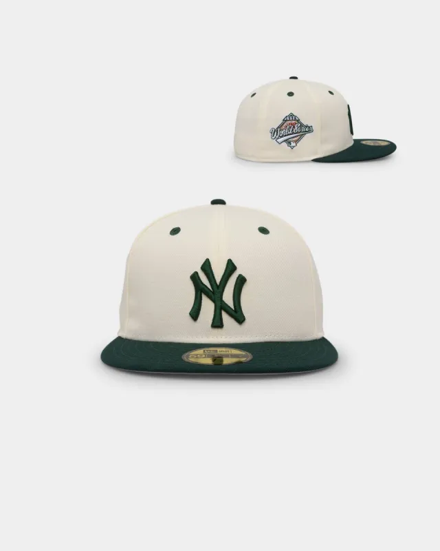 New Era New York Yankees 'Rusty Chrome Green' 59FIFTY Fitted White sold by Culture Kings