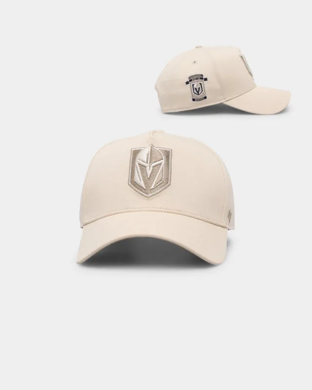 47 Brand Vegas Golden Knights 'Caramel Swirl' Sure Shot TT Cotton MVP Snapback Natural/Khaki sold by Culture Kings