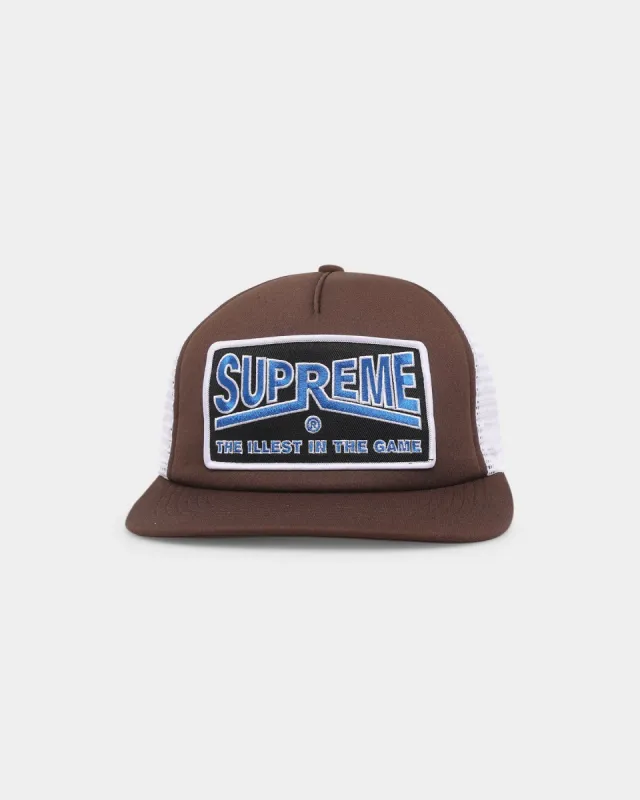Supreme Illest Mesh Back 5-Panel Brown sold by Culture Kings