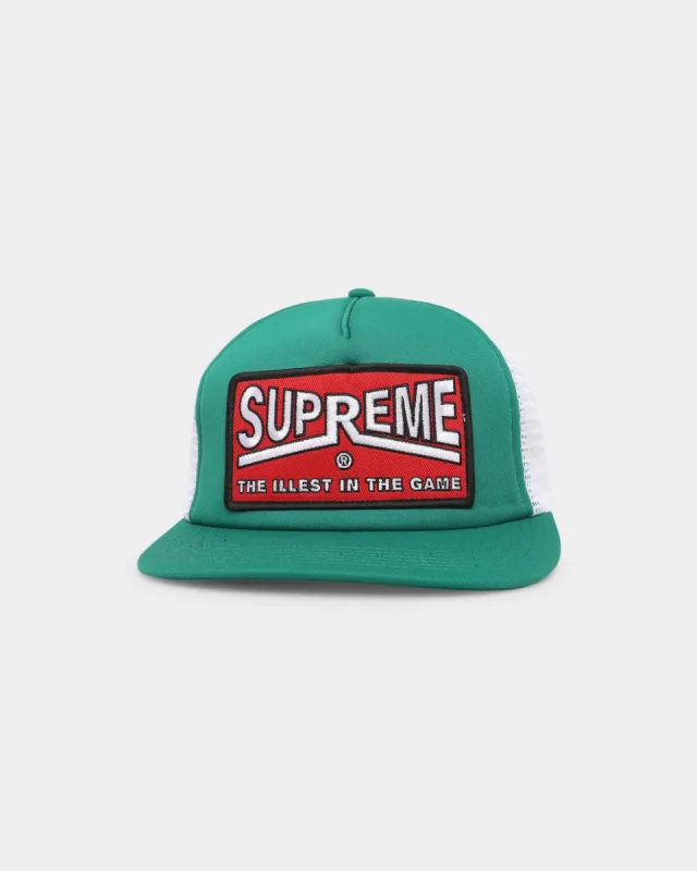 Supreme Illest Mesh Back 5-Panel Snapback Green sold by Culture Kings