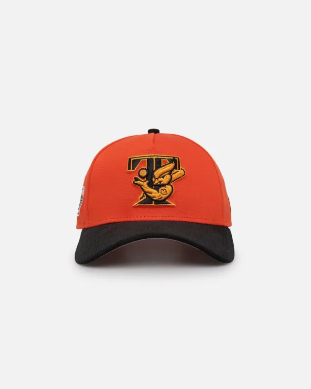 New Era Toronto Blue Jays 'Scary Nights' 9FORTY A-Frame Snapback Orange/Black sold by Culture Kings