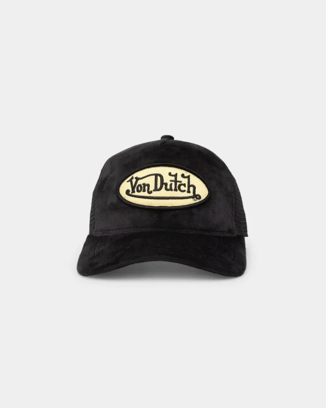 Von Dutch Black Velvet Trucker Black Velvet sold by Culture Kings