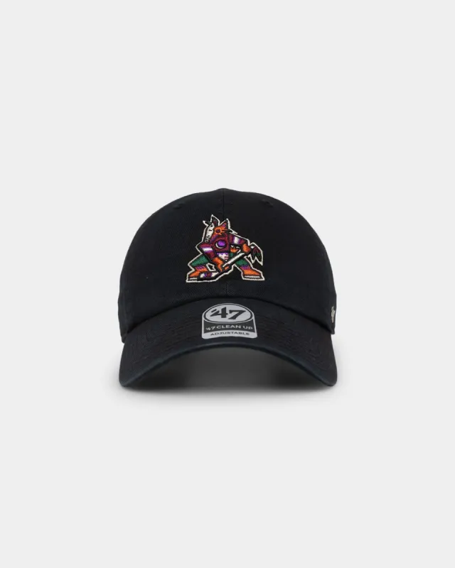 47 Brand Arizona Coyotes 'LA Kings X Arizona Coyotes' Clean Up Strapback Black sold by Culture Kings