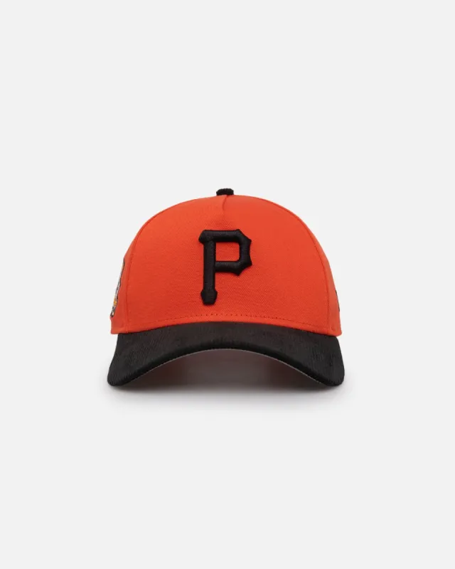 New Era Pittsburgh Pirates 'Scary Nights' 9FORTY A-Frame Snapback Orange/Black sold by Culture Kings