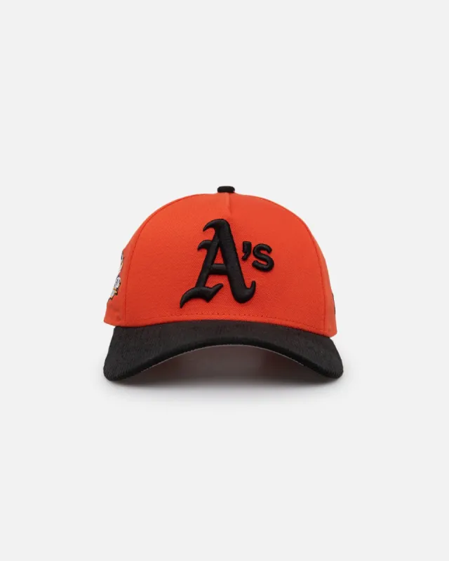 New Era Oakland Athletics 'Scary Nights' 9FORTY A-Frame Snapback Orange/Black sold by Culture Kings