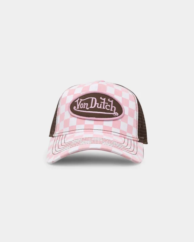 Von Dutch Pink White Checker Trucker Pink/White Checker made by Culture Kings