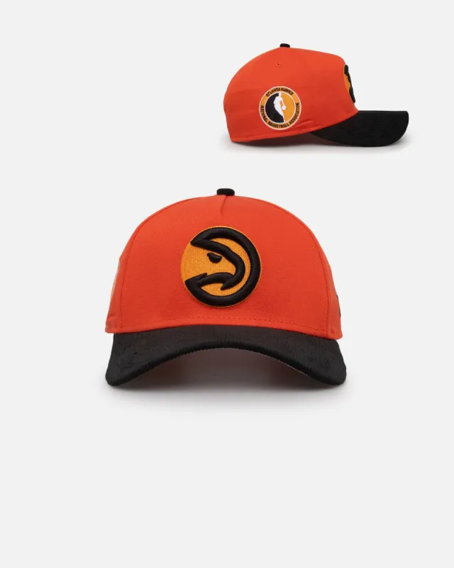 New Era Atlanta Hawks 'Scary Nights' 9FORTY A-Frame Snapback Orange/Black sold by Culture Kings