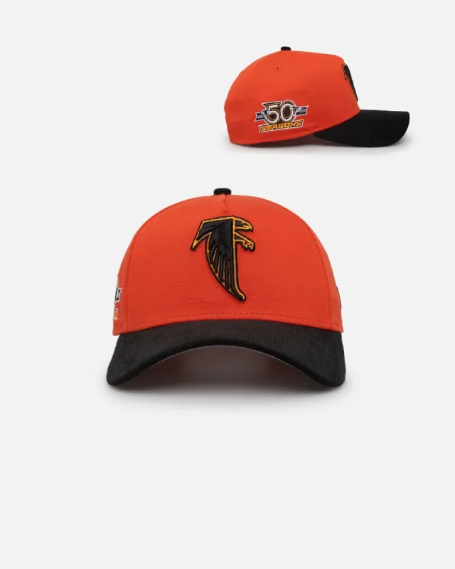 New Era Atlanta Falcons 'Scary Nights' 9FORTY A-Frame Snapback Orange/Black sold by Culture Kings