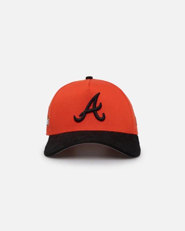 New Era Atlanta Braves 'Scary Nights' 9FORTY A-Frame Snapback Orange/Black sold by Culture Kings