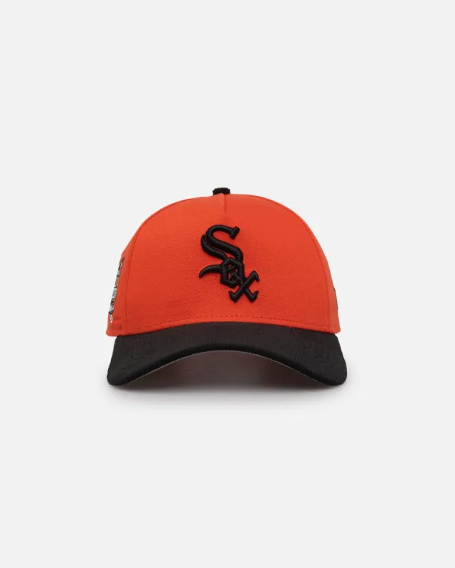 New Era Chicago White Sox 'Scary Nights' 9FORTY A-Frame Snapback Orange/Black sold by Culture Kings