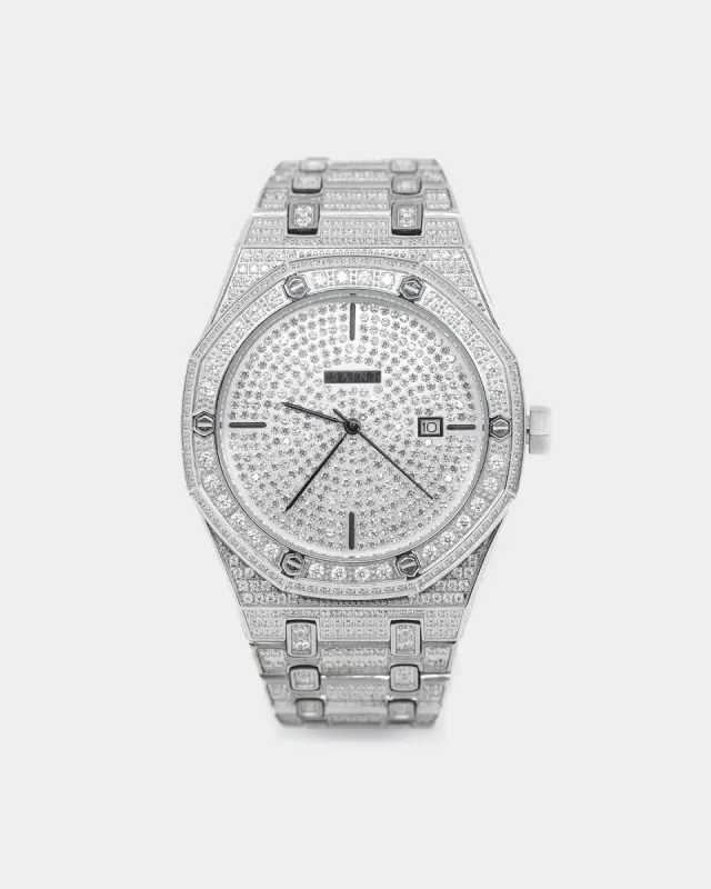 Saint Morta Medio Premierre Watch Iced Silver sold by Culture Kings