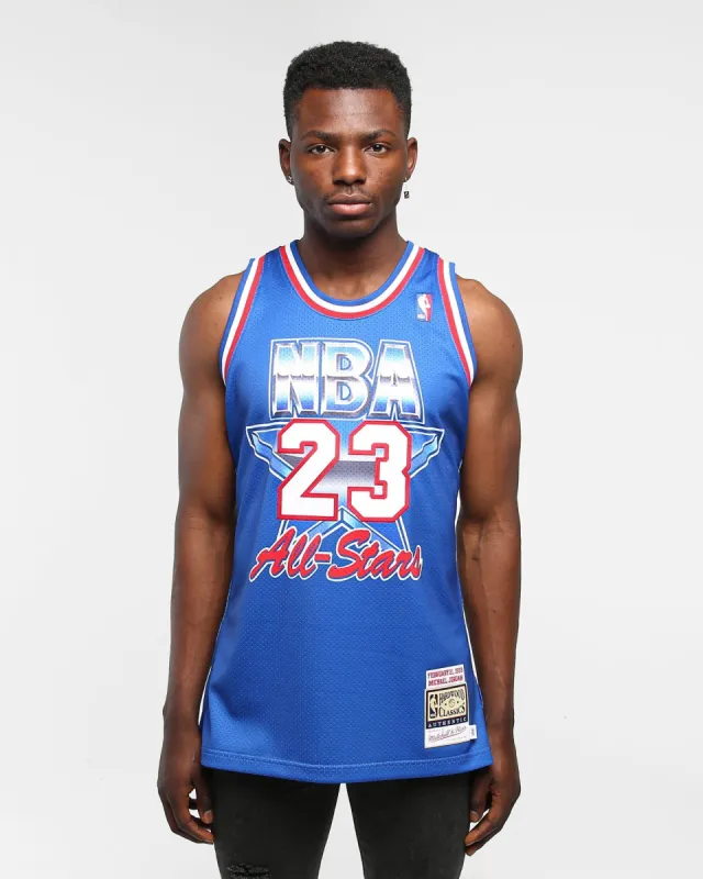 Mitchell & Ness '93 All Star East Michael Jordan #23 Authentic NBA Jersey Blue sold by Culture Kings