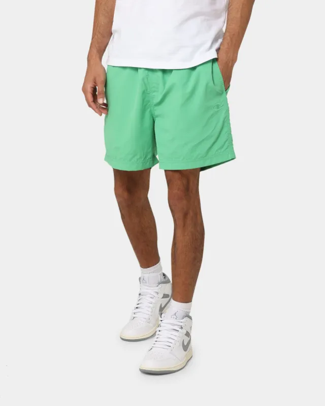 Champion Rebound Nylon Shorts Green Crisp sold by Culture Kings