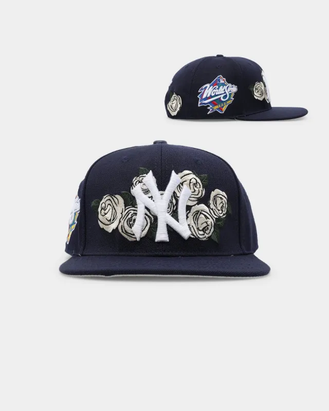 Pro Standard New York Yankees Roses Snapback Navy sold by Culture Kings