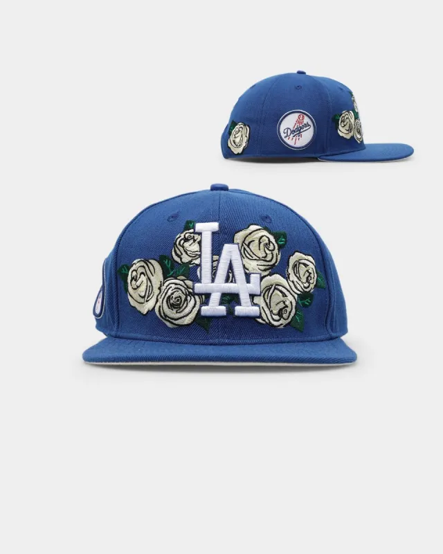 Pro Standard Los Angeles Dodgers Roses Snapback Dark Blue sold by Culture Kings