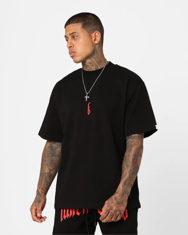 Fallen Breed Monogram T-Shirt Black/Red made by Culture Kings