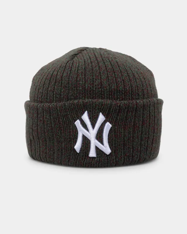 New Era New York Yankees Q223 Knitted Beanie Speckle Black sold by Culture Kings