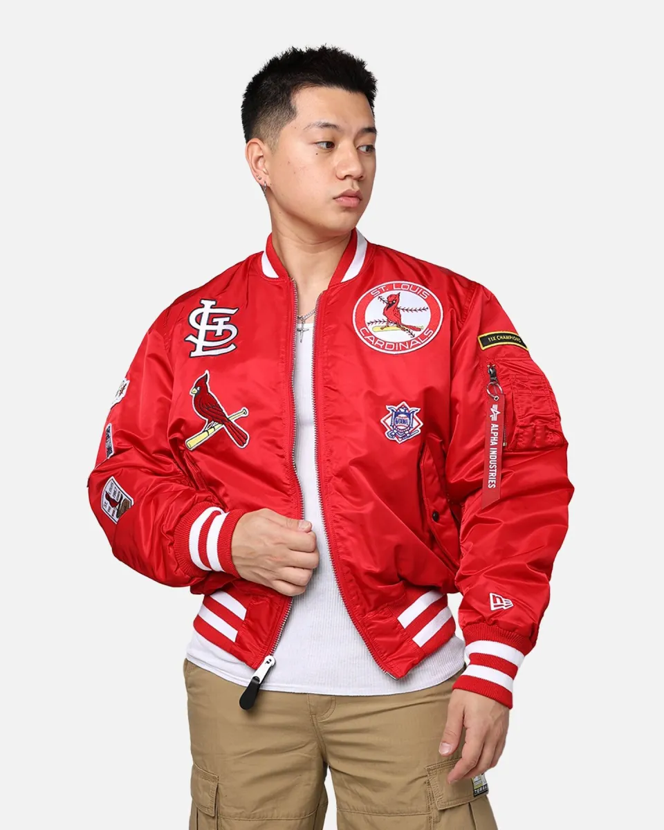 New Era X Alpha Series X MLB St Louis Cardinals MA-1 Bomber