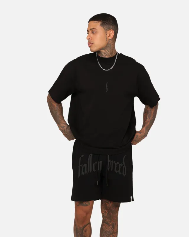 Fallen Breed Monogram T-Shirt Black/Black made by Culture Kings