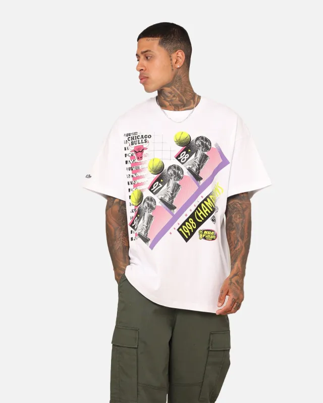 Mitchell & Ness Chicago Bulls 1998 Champions T-Shirt White sold by Culture Kings
