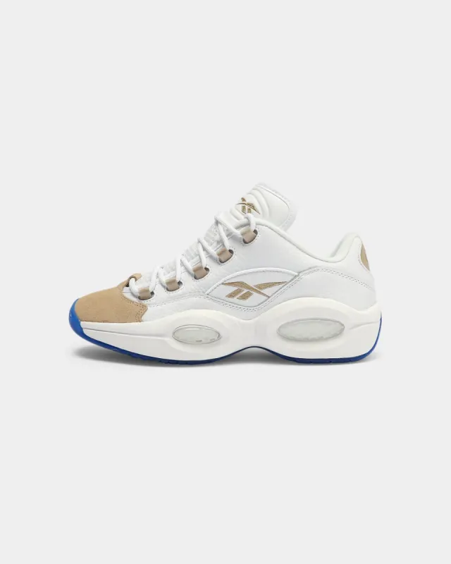 Reebok Question Low White/White/Sand sold by Culture Kings