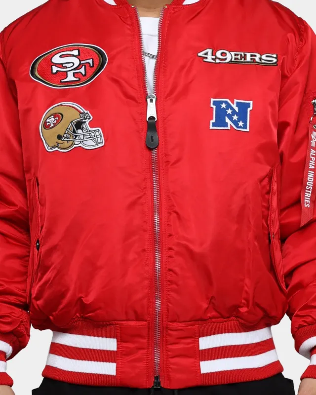 New Era X Alpha Series X NFL San Francisco 49ers MA-1 Bomber