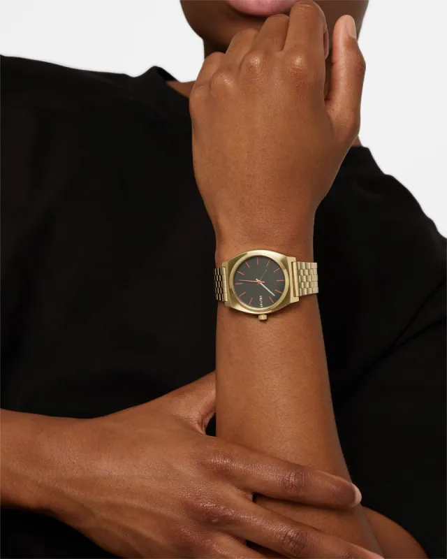 Nixon Time Teller Watch Yellow Gold/Black sold by Culture Kings