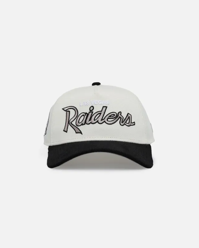 New Era Las Vegas Raiders 9FORTY A-Frame Snapback Chrome Black sold by Culture Kings