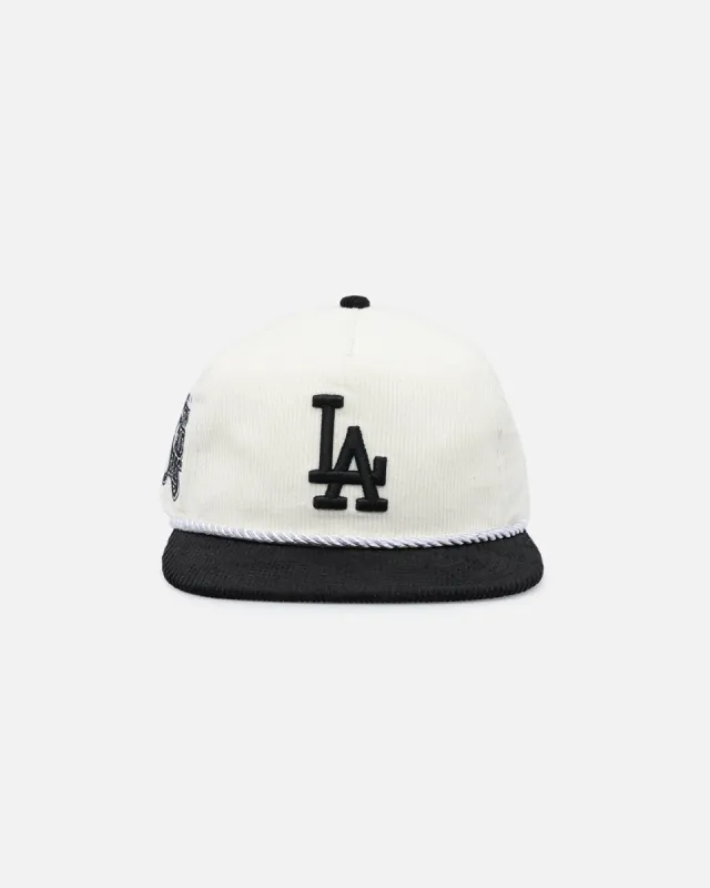 New Era Los Angeles Dodgers '2-Tone Corduroy' Golfer Snapback Chrome/Black sold by Culture Kings