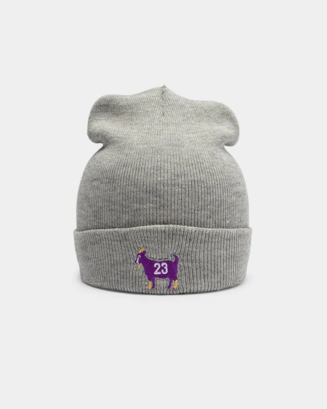 Goat Crew Men's Goat Emoji LB23 Beanie Grey sold by Culture Kings