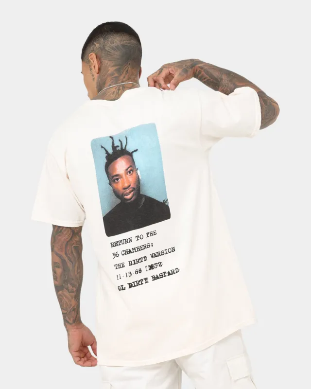 Goat Crew X Ol' Dirty Bastard ID Card Short Sleeve T-Shirt Off White sold by Culture Kings