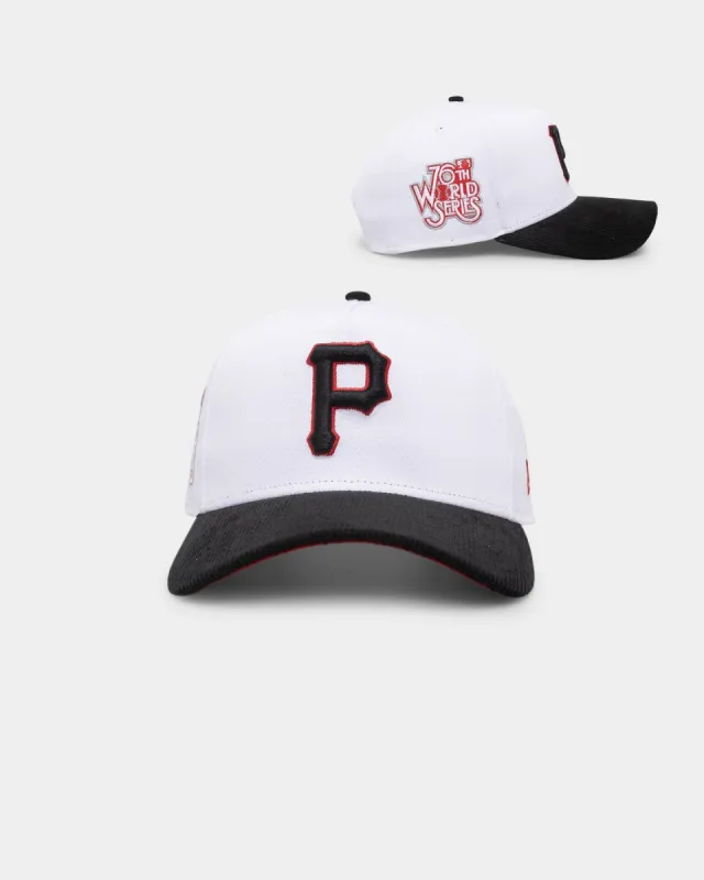New Era Pittsburgh Pirates 'Fire Red' 9FORTY A-Frame Snapback White/Black sold by Culture Kings