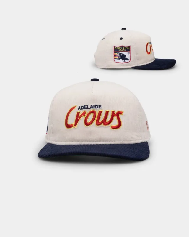 New Era Adelaide Crows "AFL Cord Script" Golfer Snapback Chrome/OTC sold by Culture Kings
