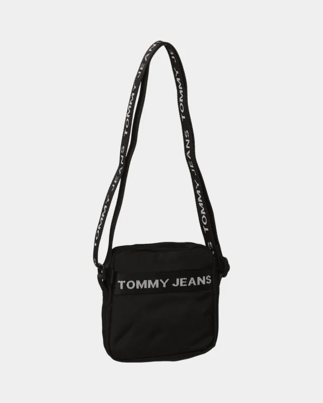 Tommy Jeans Essential Square Reporter Black sold by Culture Kings