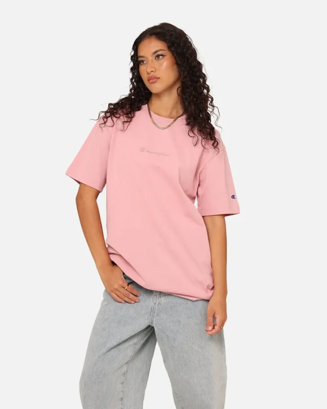 Champion Women's Heritage Oversized T-Shirt Peculiar Pink sold by Culture Kings
