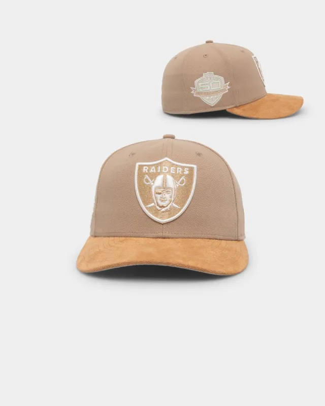New Era Oakland Raiders 'Desert Suede' 59FIFTY Fitted Camel/Wheat sold by Culture Kings