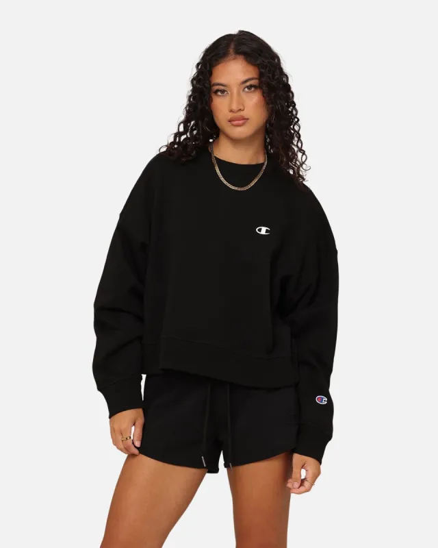 Champion Women's Rochester Base Crewneck Black sold by Culture Kings