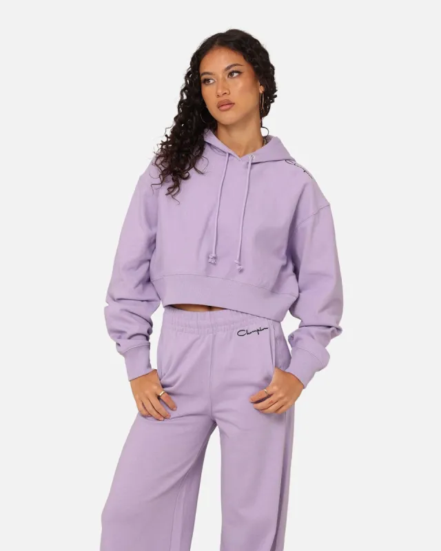 Champion Women's Jersey Cinch Hoodie Lavender U62 Cs sold by Culture Kings