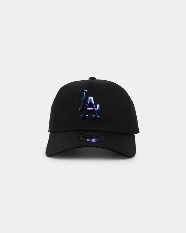 New Era Los Angeles Dodgers 'Metal Badge' 9FORTY K-Frame Snapback Black/Iridescent sold by Culture Kings