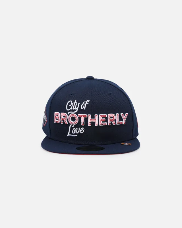 New Era Philadelphia 76ers 'NBA CE Headwear Collection' 59FIFTY Fitted Med Blue sold by Culture Kings
