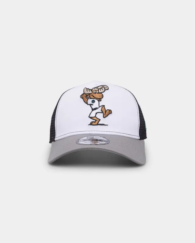 New Era Seattle Mariners 'Mascot Magic' Foam Front 9FORTY A-Frame Trucker Snapback White/Grey sold by Culture Kings