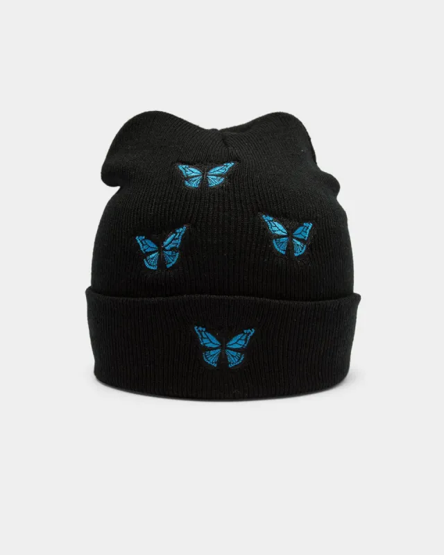 Goat Crew Unisex Butterfly Beanie Black sold by Culture Kings