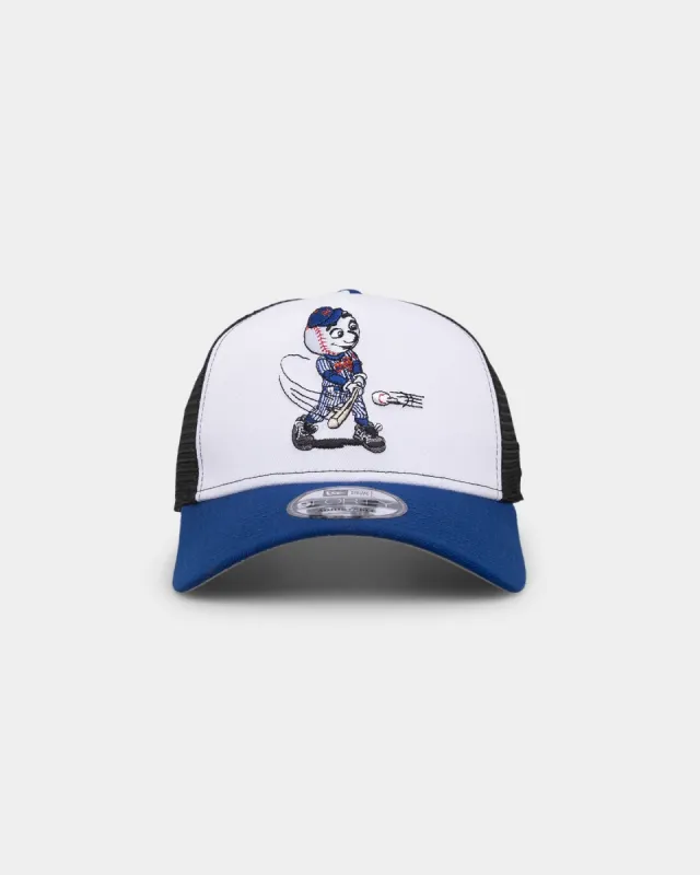 New Era New York Mets 'Mascot Magic' Foam Front 9FORTY A-Frame Trucker Snapback White/Royal sold by Culture Kings