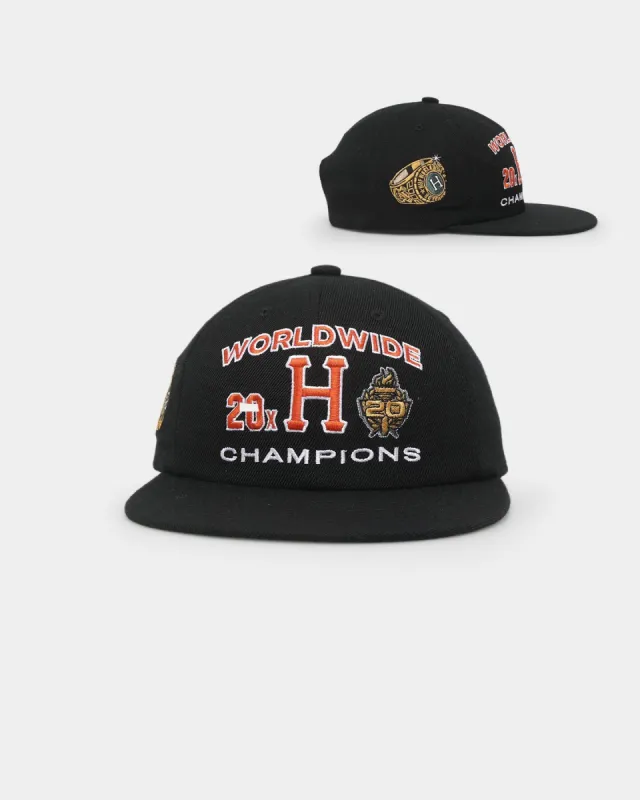 HUF 20th Anniversary Snapback Black made by HUF