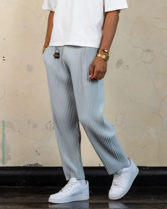 404 Harbour Plisse Pants Grey sold by Culture Kings